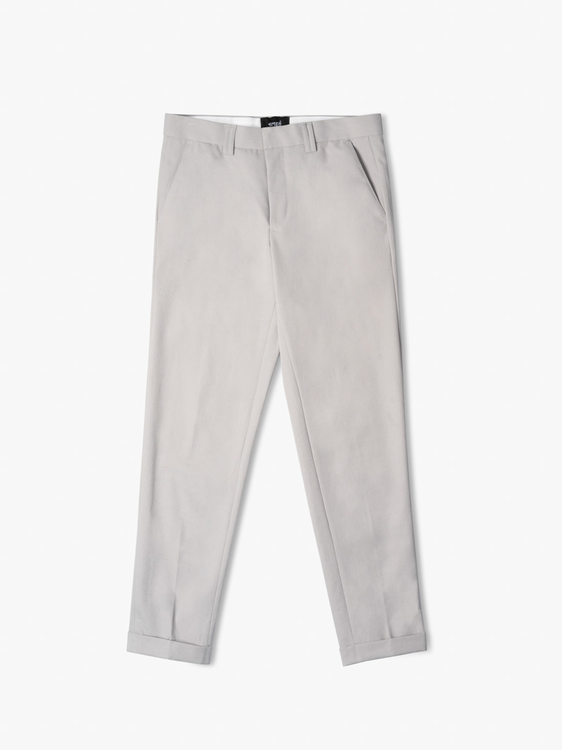 Quần Tây Slimfit Đỉa Đôi QT053 Màu Xám