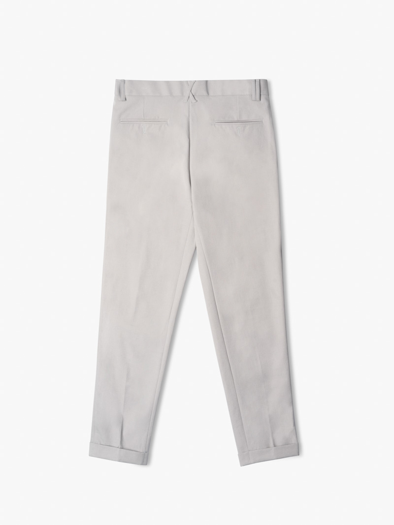 Quần Tây Slimfit Đỉa Đôi QT053 Màu Xám