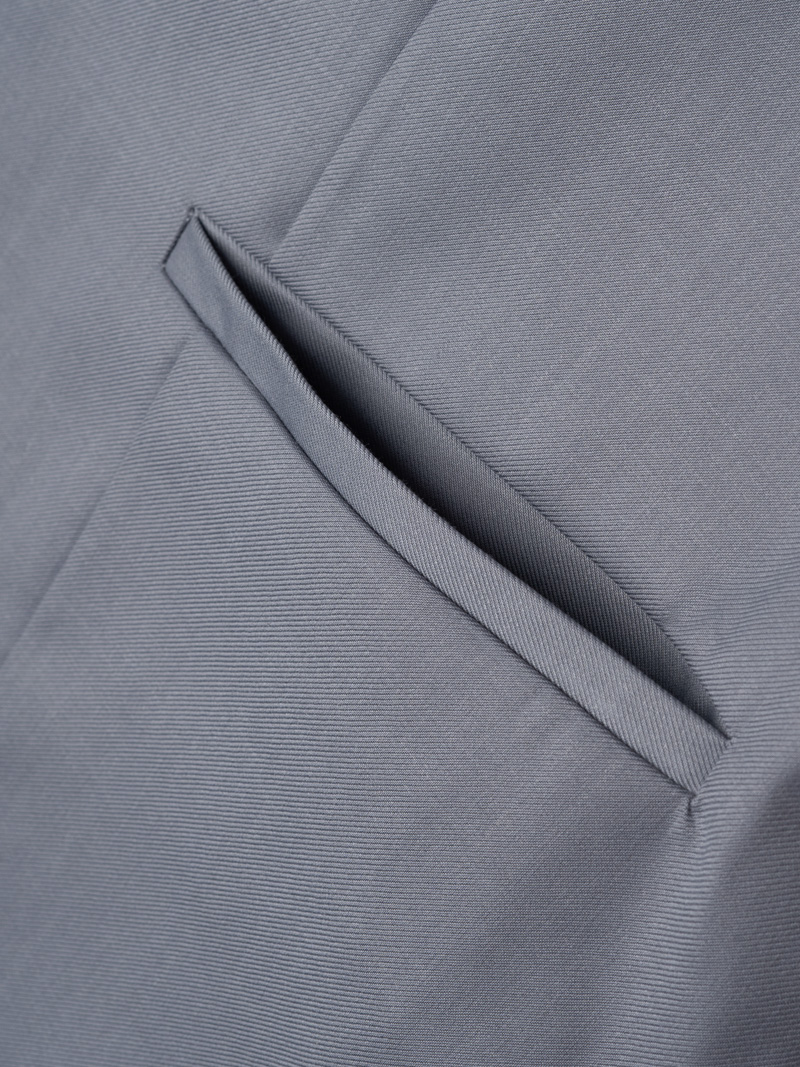 Áo Gile Trơn 4 Nút Form Slimfit AG036 Màu Xám Trắng