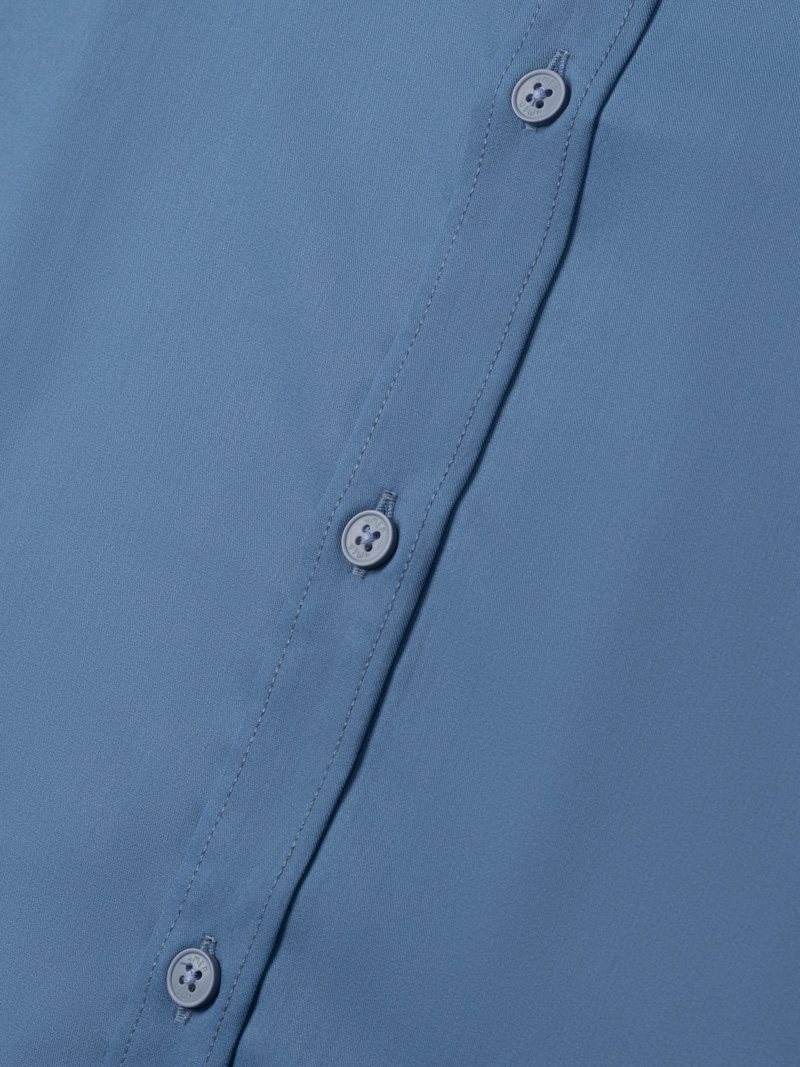 Áo Sơ Mi Regular Phối Màu SM129 Màu Xanh