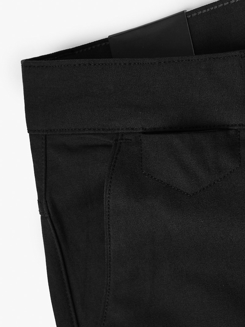 Quần Kaki Slimfit Trơn QK018 Màu Đen