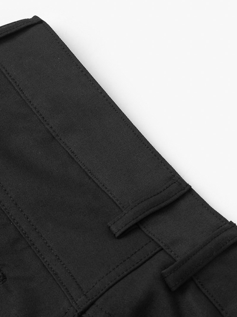 Quần Kaki Slimfit Trơn QK018 Màu Đen