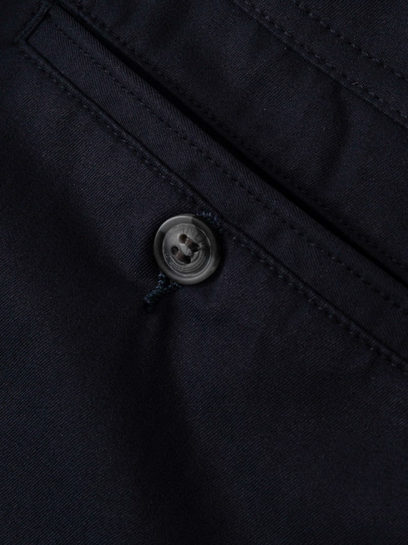 Quần Kaki Slimfit Trơn QK018 Màu Xanh Đen