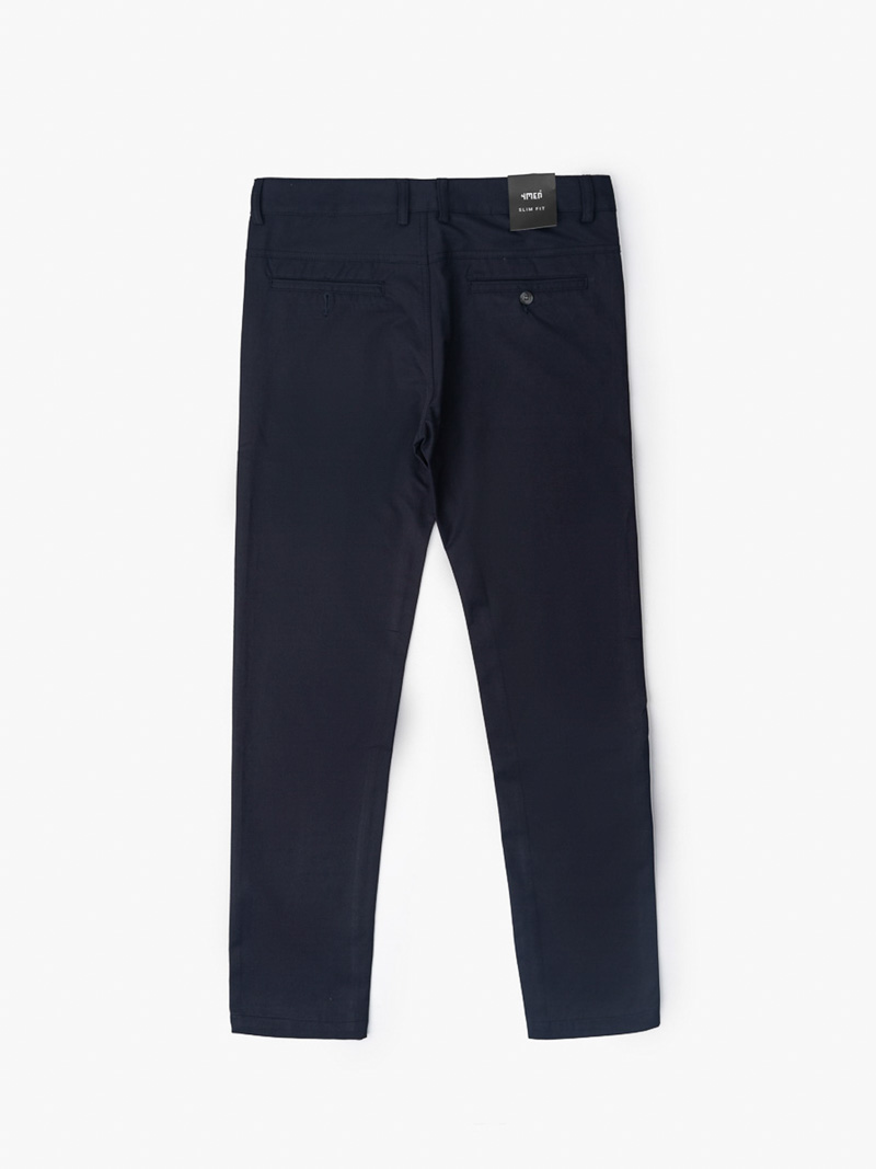Quần Kaki Slimfit Trơn QK018 Màu Xanh Đen