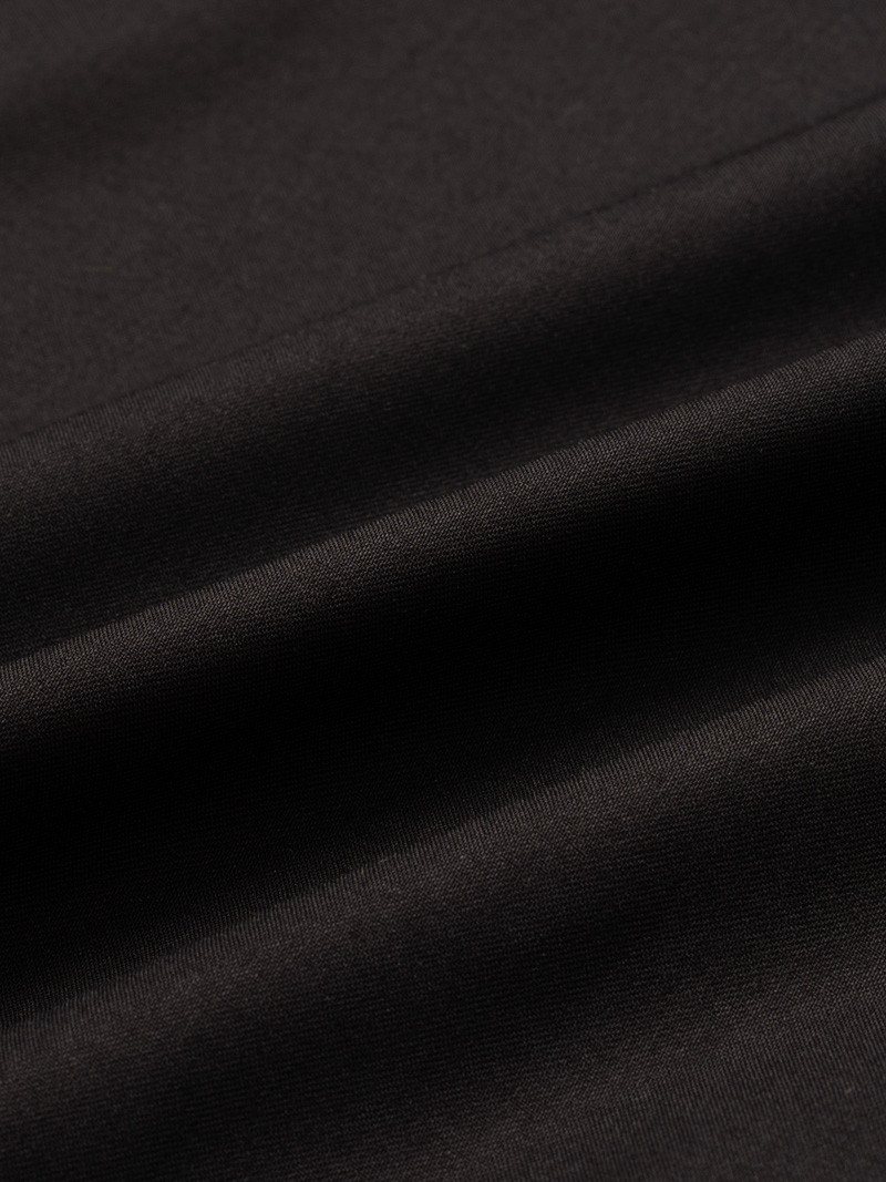 Áo Sơ Mi Slimfit Khuy Nổi SM130 Màu Đen