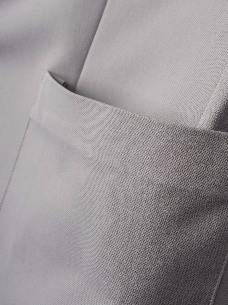 Áo Vest Trơn Regular Túi Đắp AV037 Màu Xám