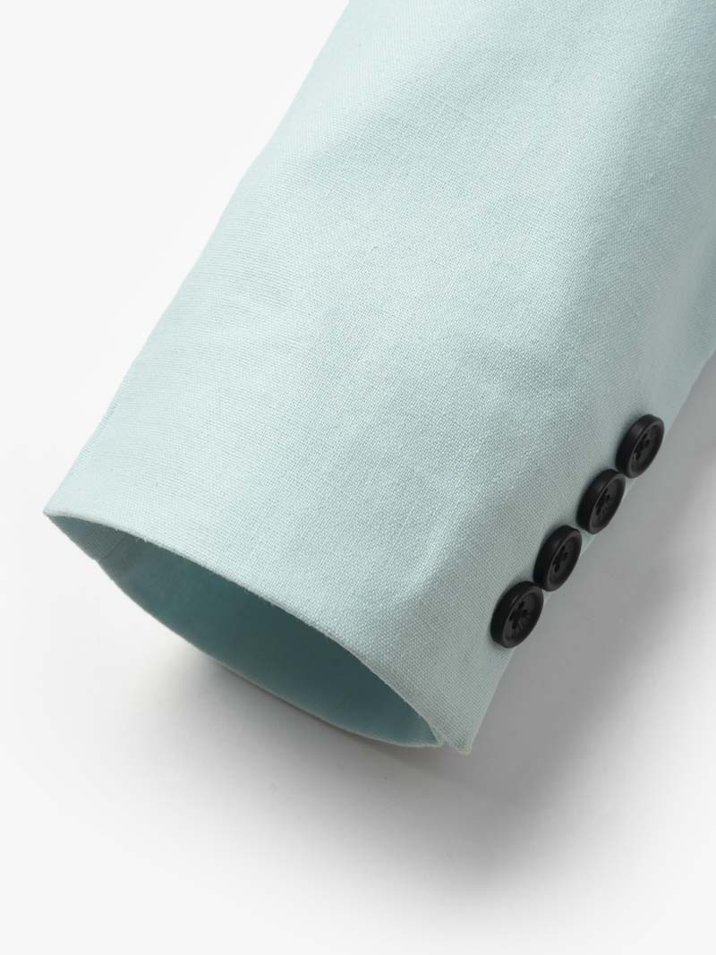 Áo Vest Trơn Linen Form Regular AV040 Màu Xanh Biển