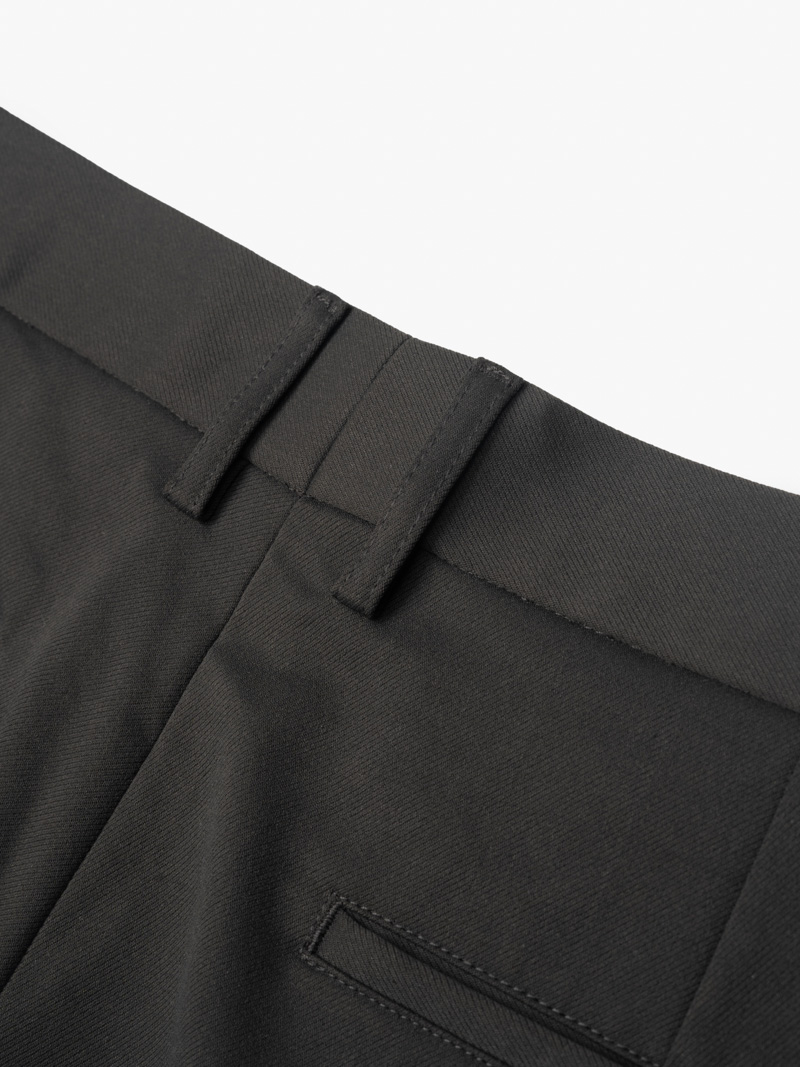 Quần Tây Xếp Li Thêu Form Slimfit Crop QT055 Màu Rêu