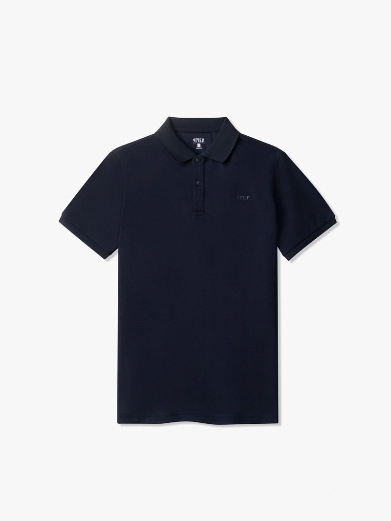 Áo Polo Regular Trơn PO066 Màu Xanh Đen