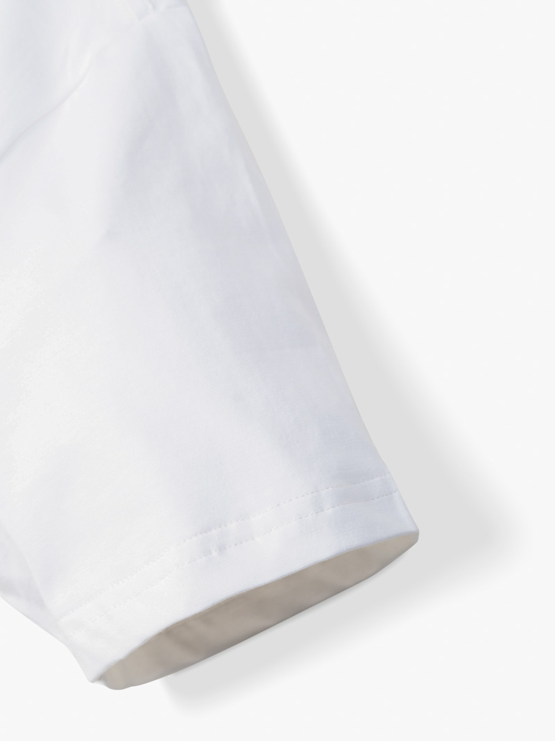 Áo Thun Cổ Tròn Trơn Form Slimfit AT132 Màu Trắng