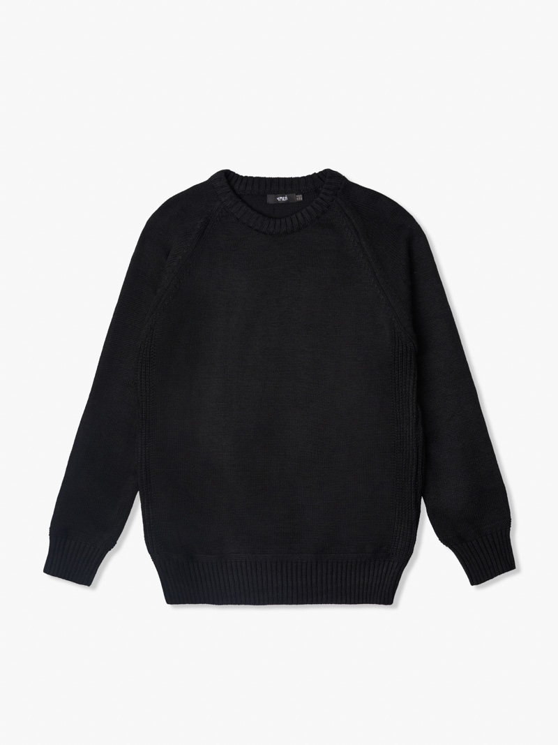 Áo Len Đắp Tay AL010 Màu Đen