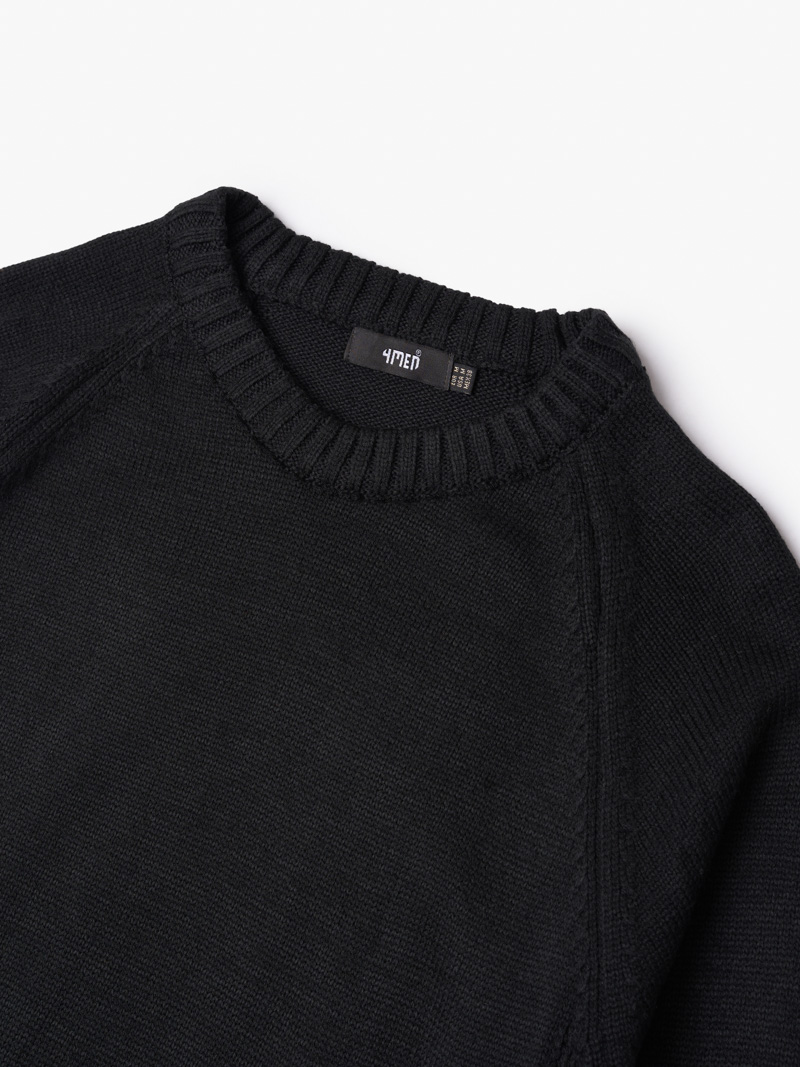 Áo Len Đắp Tay AL010 Màu Đen