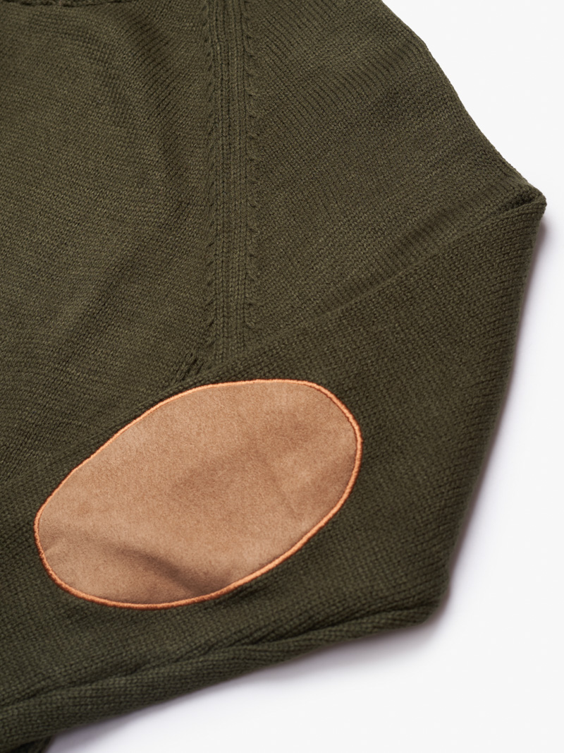 Áo Len Đắp Tay AL010 Màu Rêu