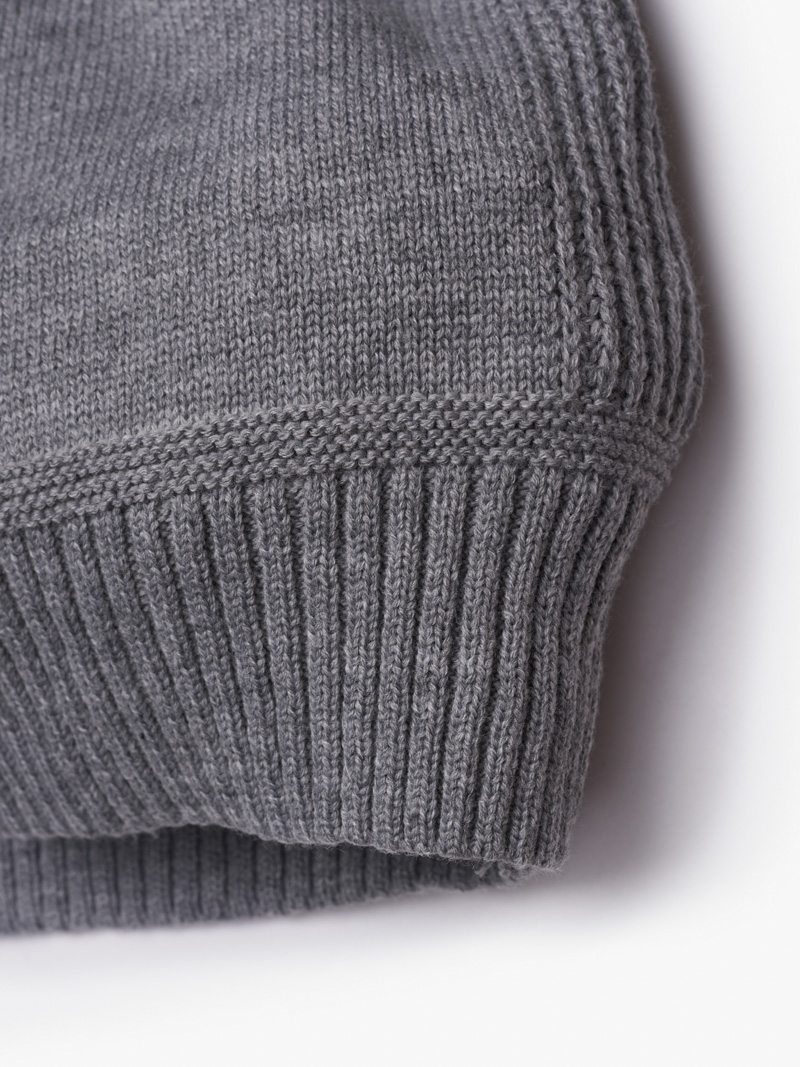 Áo Len Đắp Tay AL010 Màu Xám Đậm