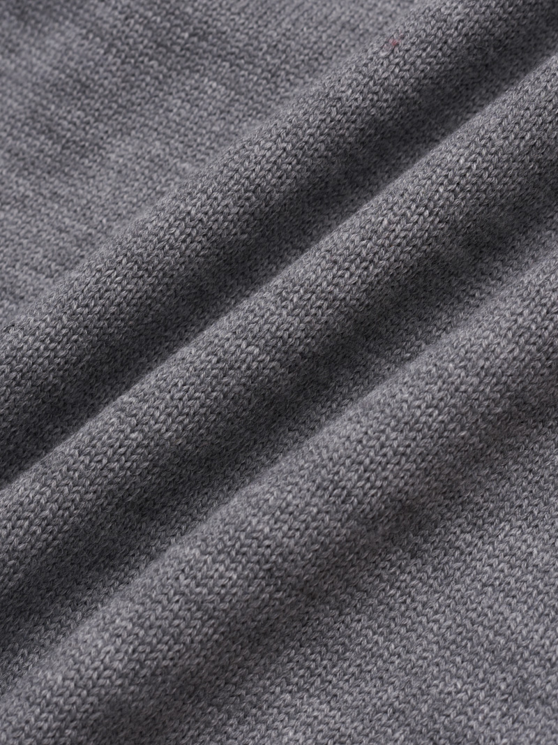 Áo Len Đắp Tay AL010 Màu Xám Đậm