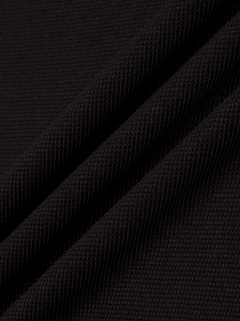 Áo Polo Tổ Ong Trụ Hai Màu Form Regular PO110 Màu Đen