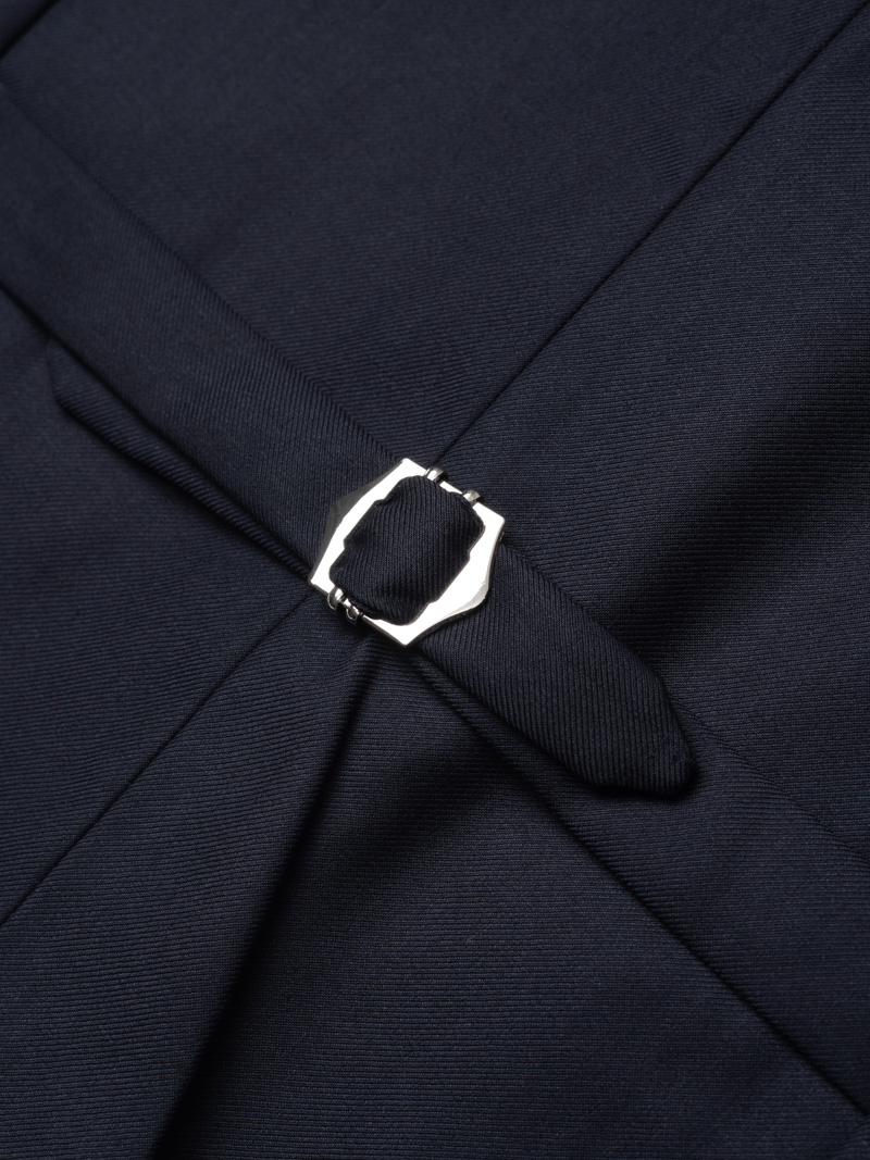 Áo Gile Trơn 4 Nút Form Slimfit AG036 Màu Xanh Đen