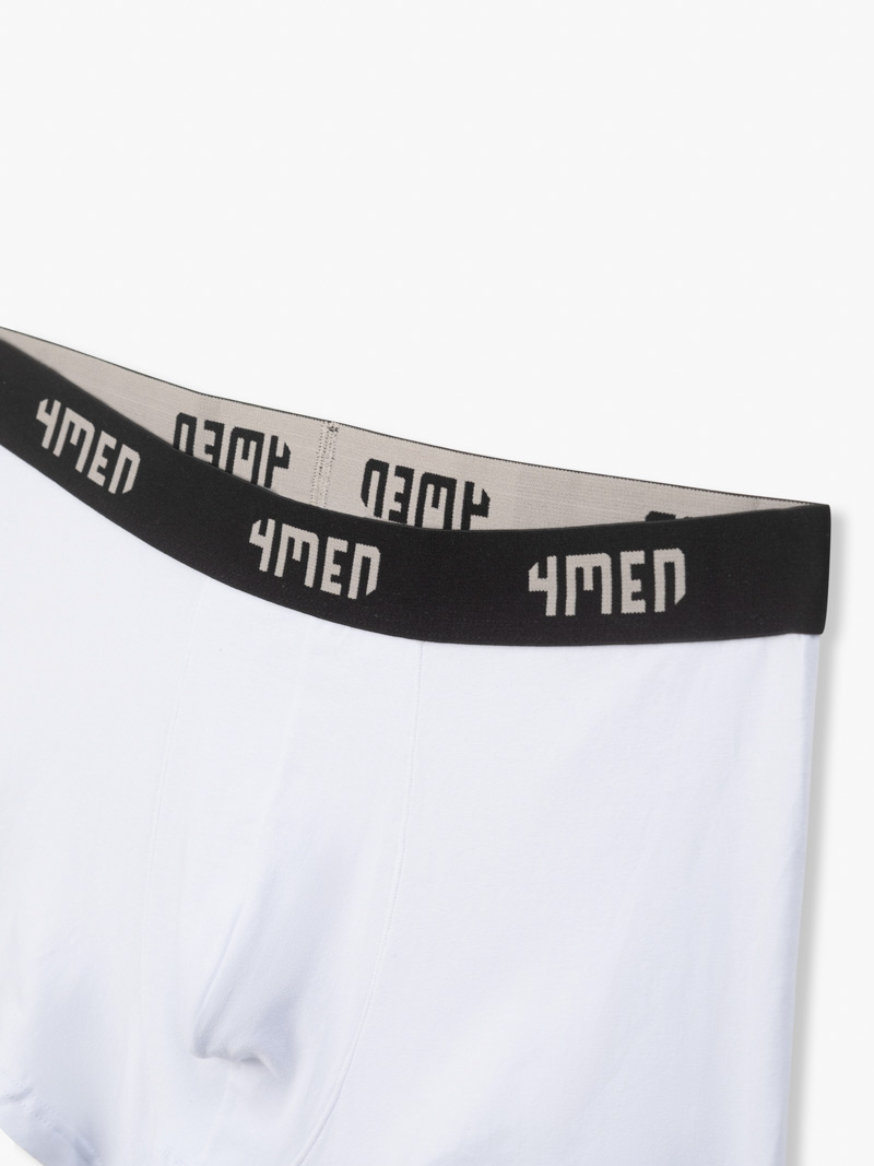 Quần Boxer Slimfit Phối QL056 Màu Trắng