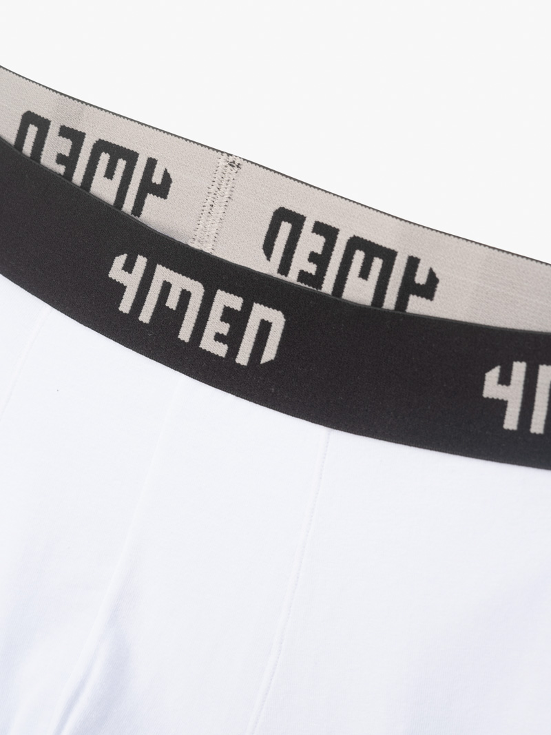 Quần Boxer Slimfit Phối QL056 Màu Trắng