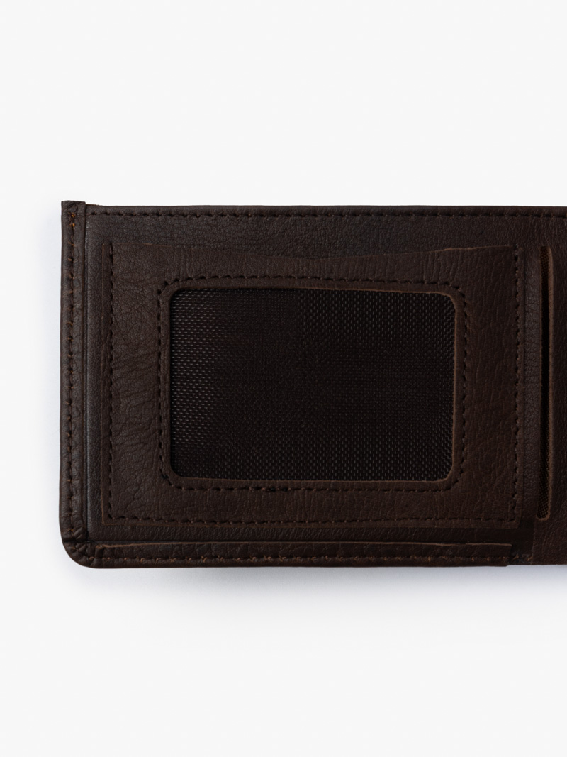 Ví Da Dáng Ngang BV045 Màu Nâu