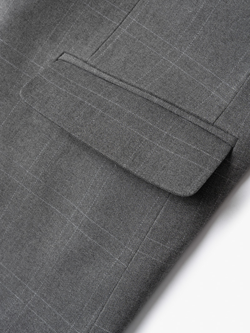 Áo Vest Caro Slimfit Cổ Nhọn AV038 Màu Xám