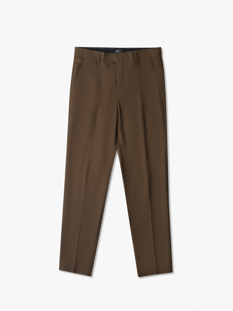 Quần Tây NAZAFU Slimfit QT1140 Màu Bò Đậm