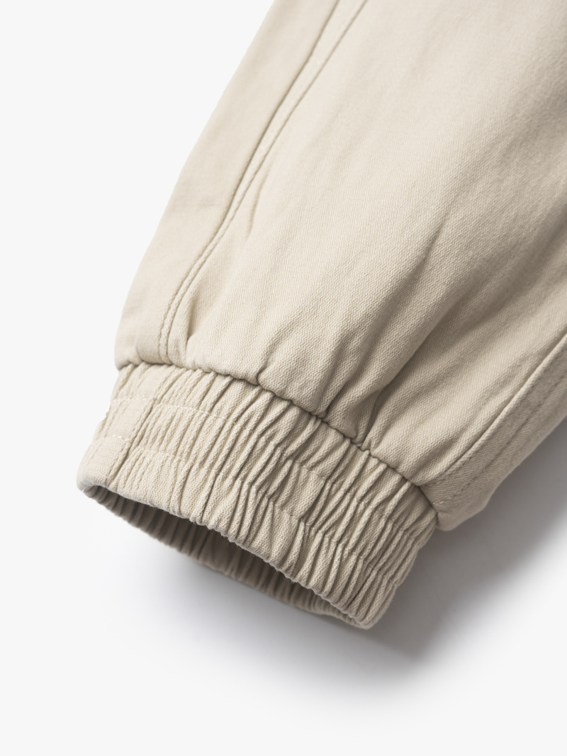 Quần Jogger Rã Chéo Form Slimfit JO012 Màu Be