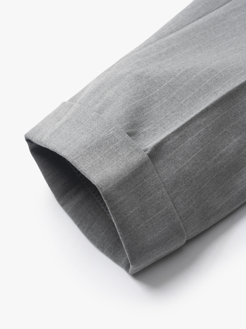 Quần Tây Sidetab Form Slim-Cropped QT056 Màu Xám