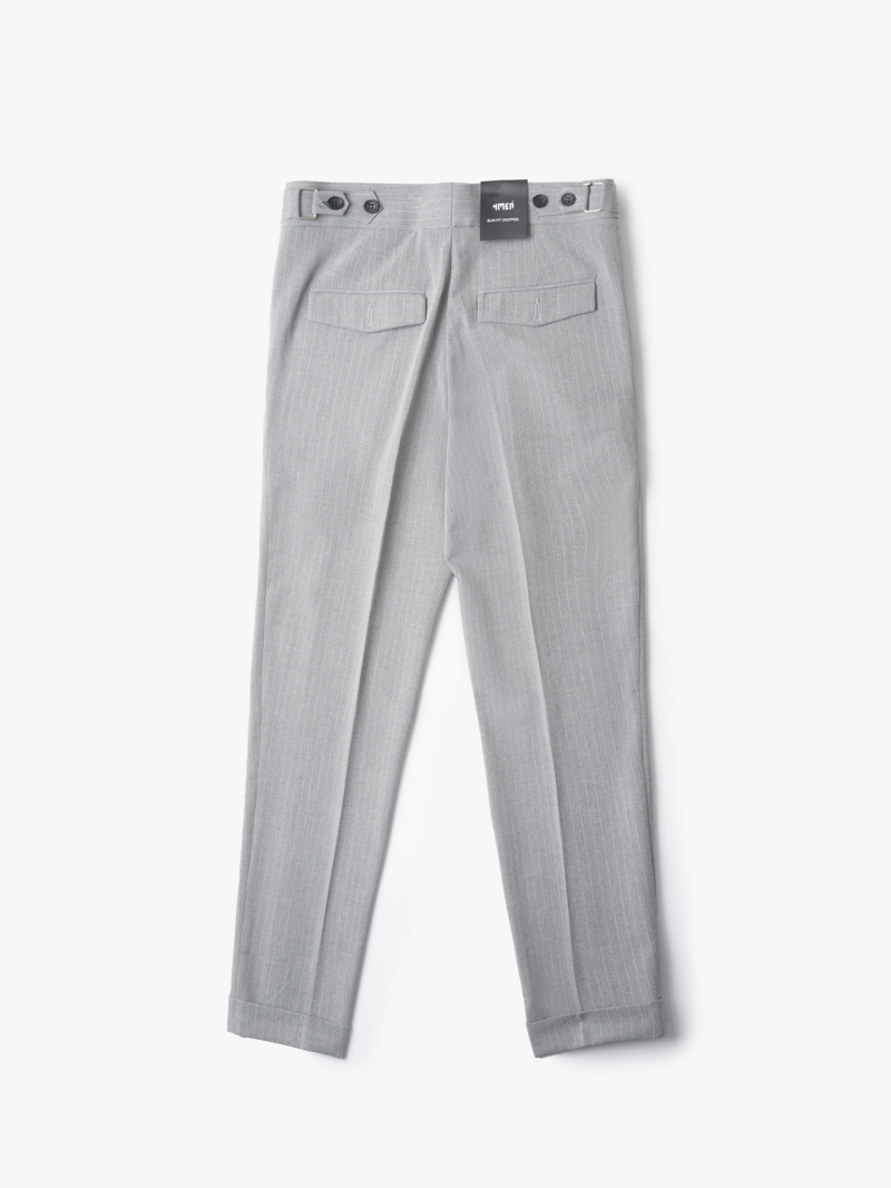 Quần Tây Sidetab Form Slim-Cropped QT056 Màu Xám