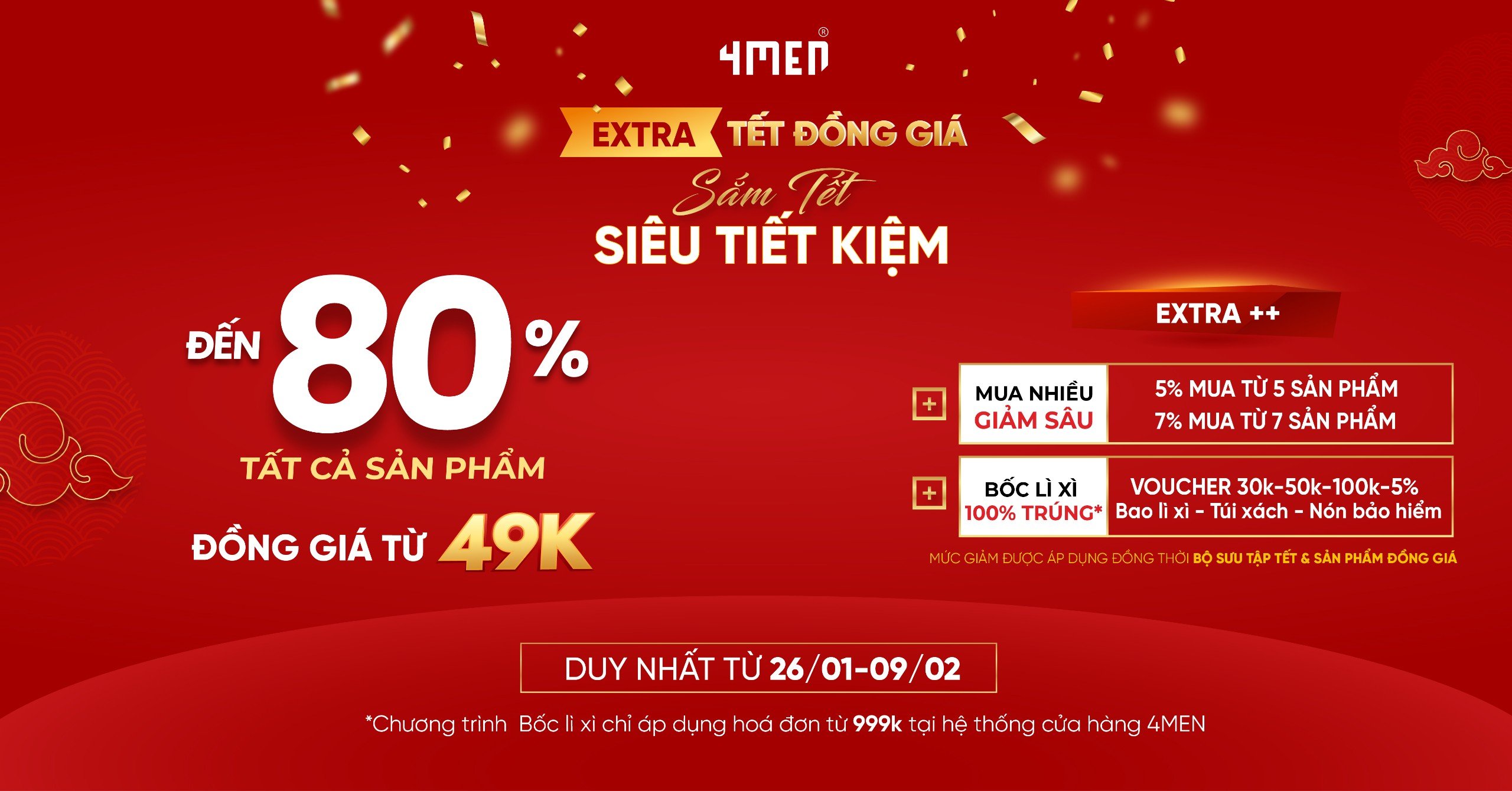 SẮM TẾT SIÊU TIẾT KIỆM ĐẾN 80%