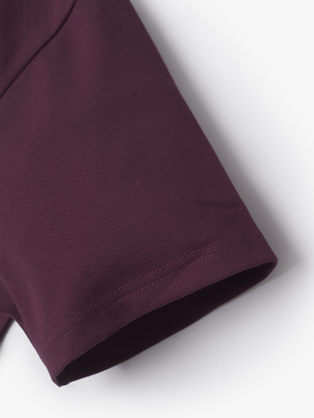 Áo Thun Rã Phối May Tag Form Slimfit AT144 Màu Đỏ Mận