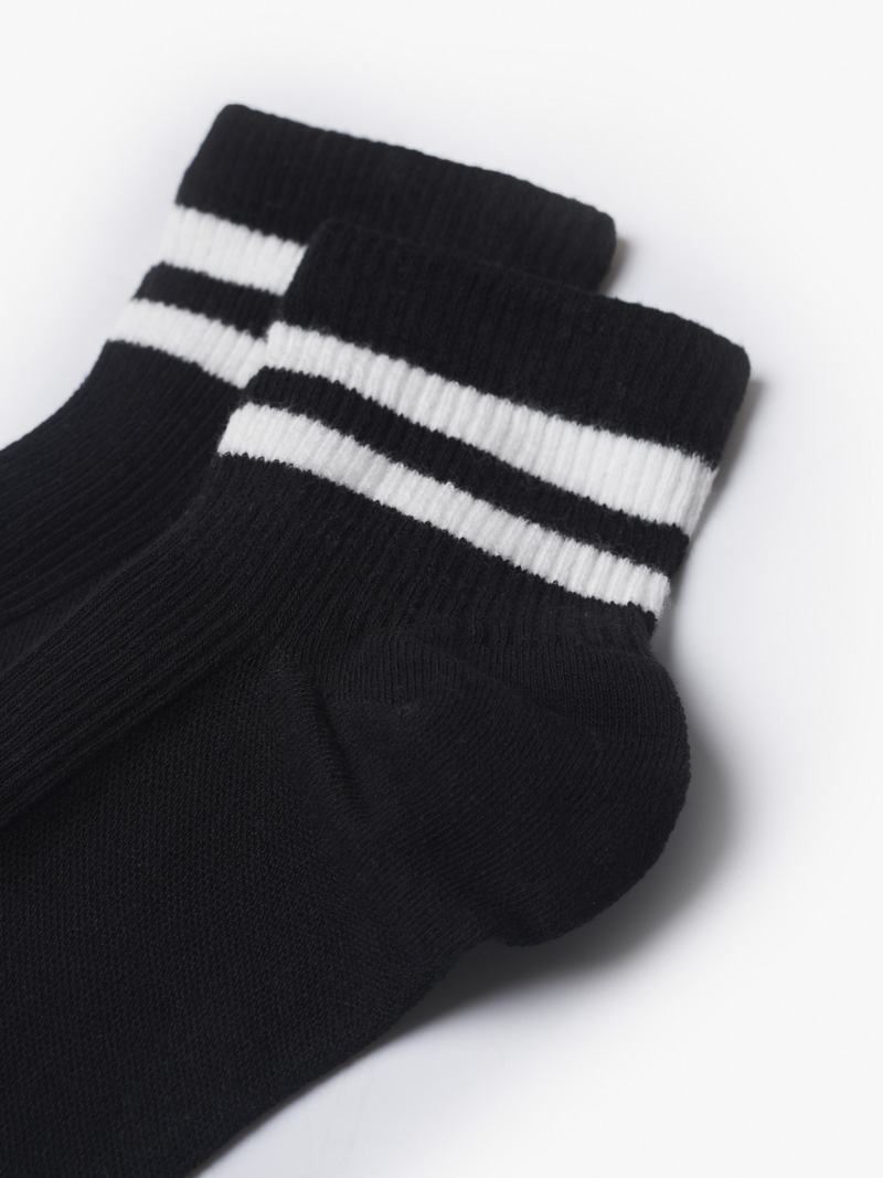 Vớ Nam cổ dài phối màu VO063 màu đen