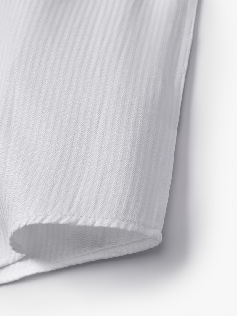 Áo Sơ Mi Sọc Tay Dài Rã Phối Form Regular SM143 Sọc Trắng