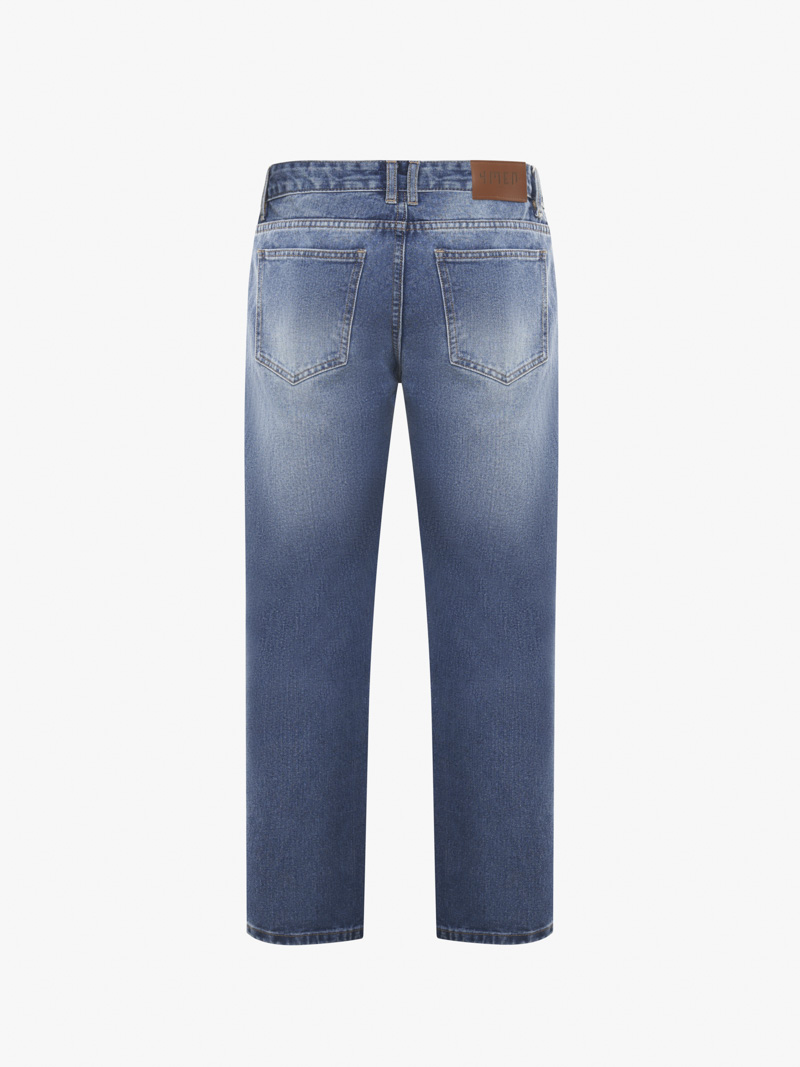 Quần Jeans Xanh Đậm Form Straight QJ089