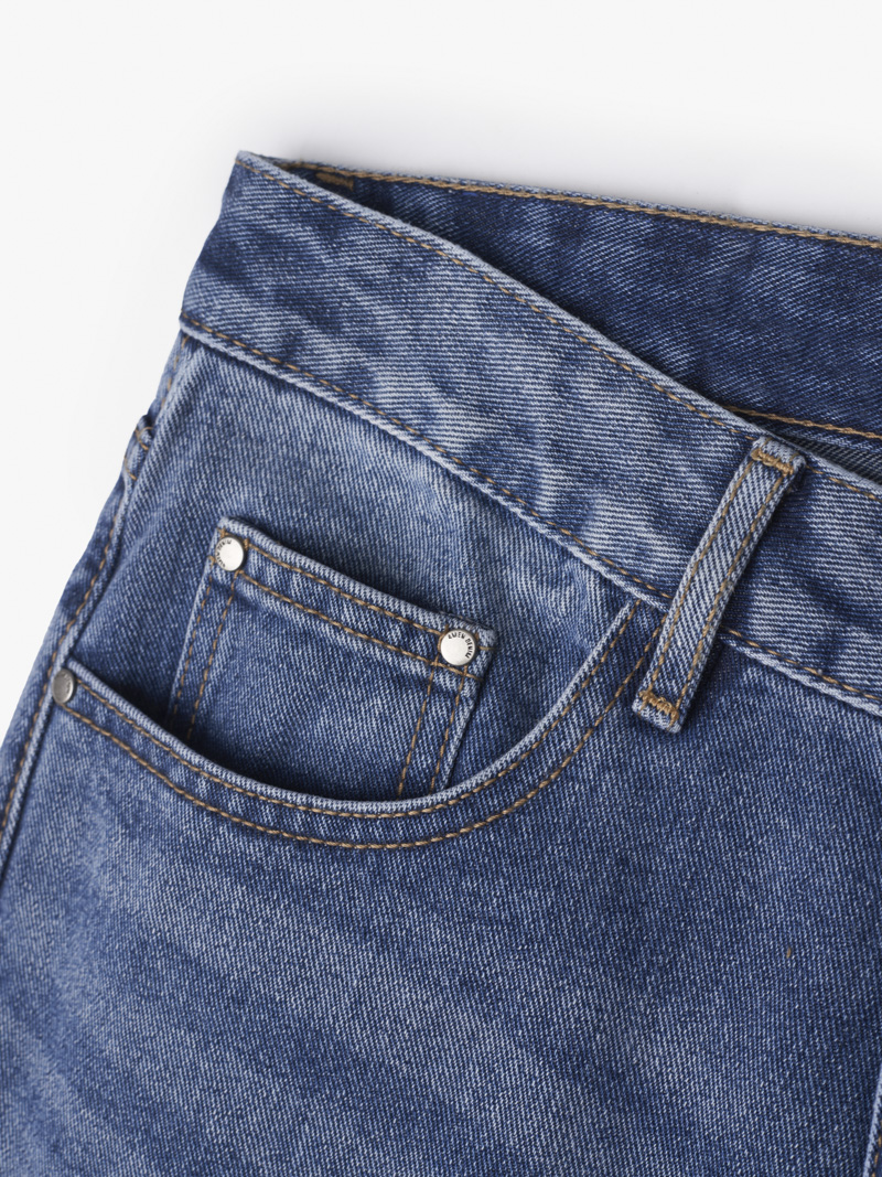 Quần Jeans Xanh Đậm Form Straight QJ089