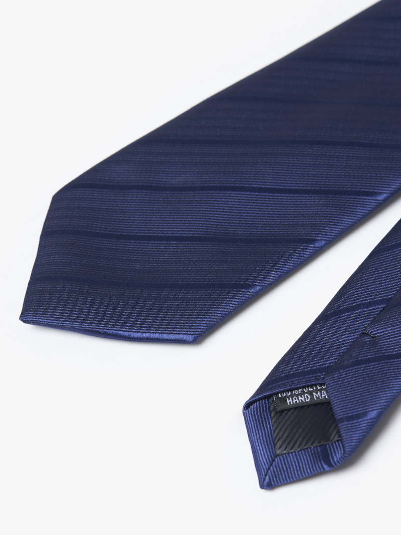 Cà Vạt Sọc CV057 Xanh Đen