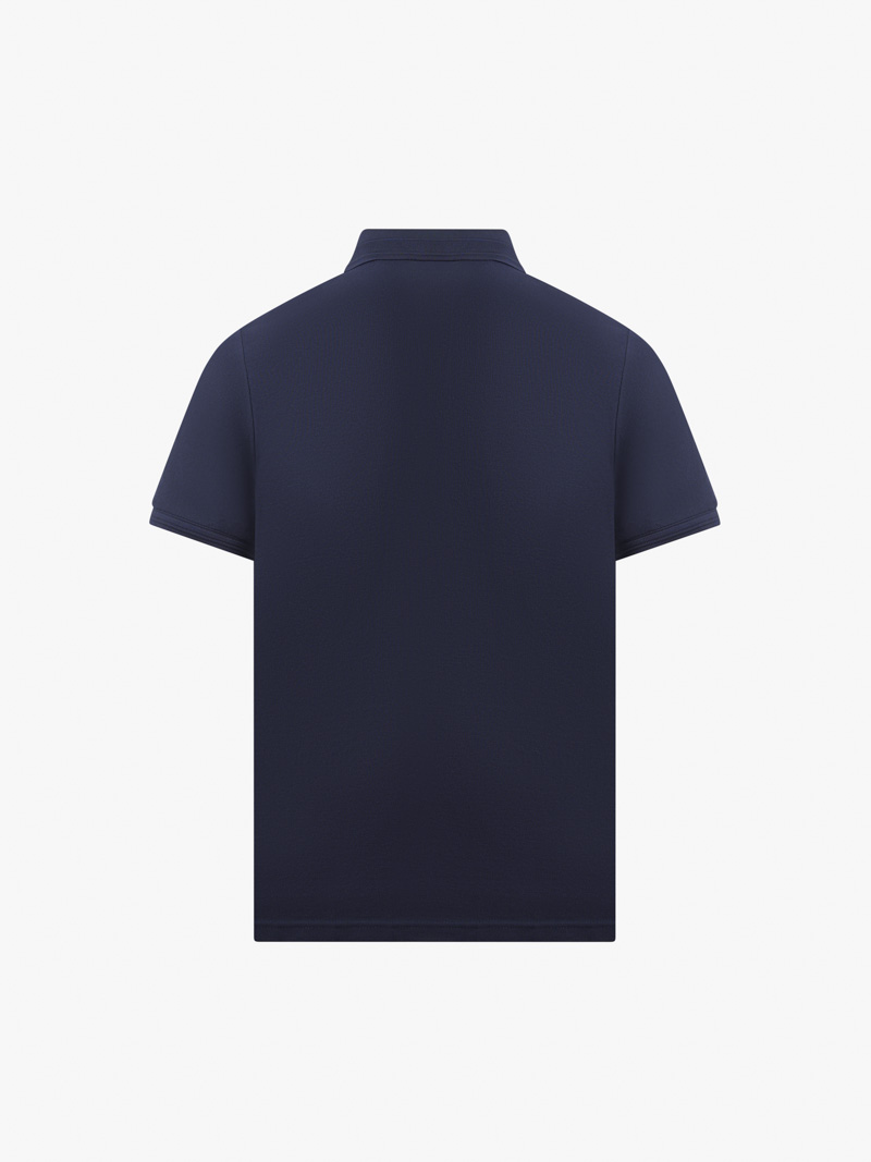 Áo Polo Cá Sấu Thêu Chữ Ký Form Regular PO087 Màu Xanh Đen