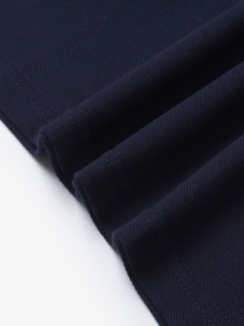 Áo Polo Cá Sấu Thêu Chữ Ký Form Regular PO087 Màu Xanh Đen