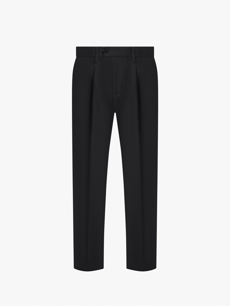 Quần Tây Lưng Thun Form Regular QT059 Màu Đen