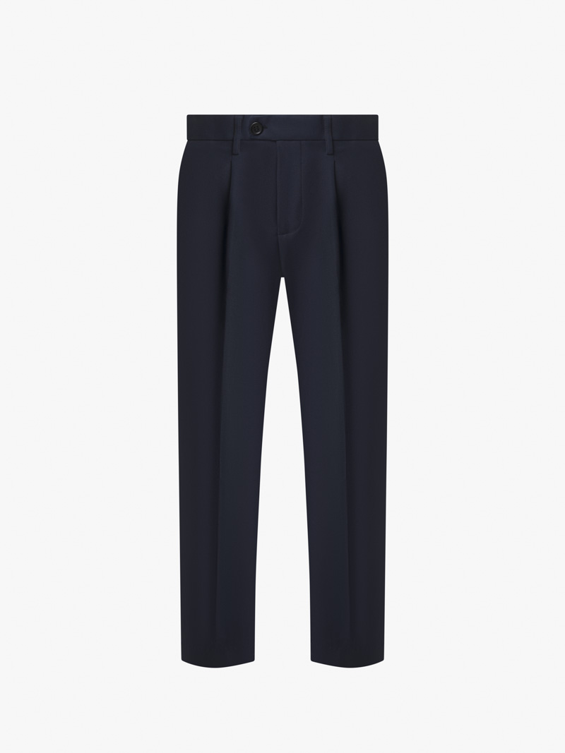 Quần Tây Lưng Thun Form Regular QT059 Màu Xanh Đen