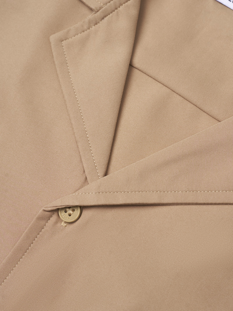 Áo Sơ Mi Tay Ngắn Cổ Cuban Trơn Form Regular SM151 Màu Be