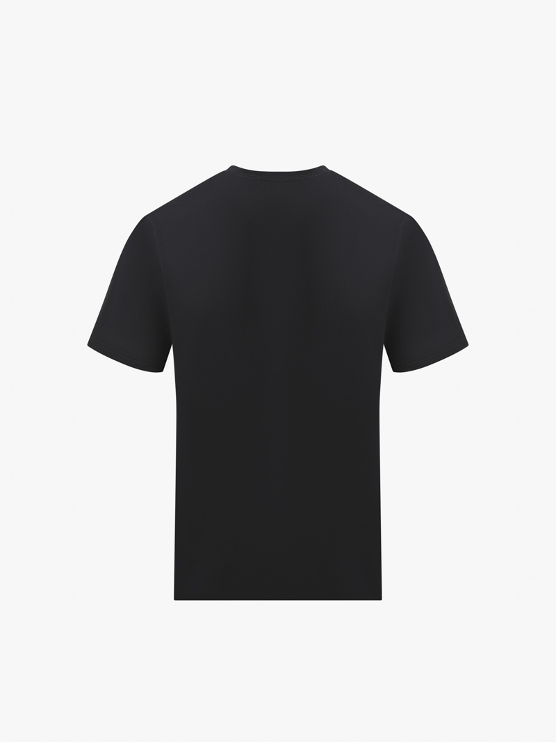 Áo Thun Cổ Tròn Trơn Form Slimfit AT132 Màu Đen