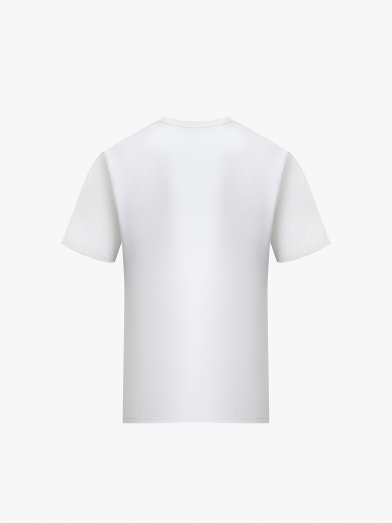 Áo Thun Cổ Tròn Trơn Form Slimfit AT132 Màu Trắng