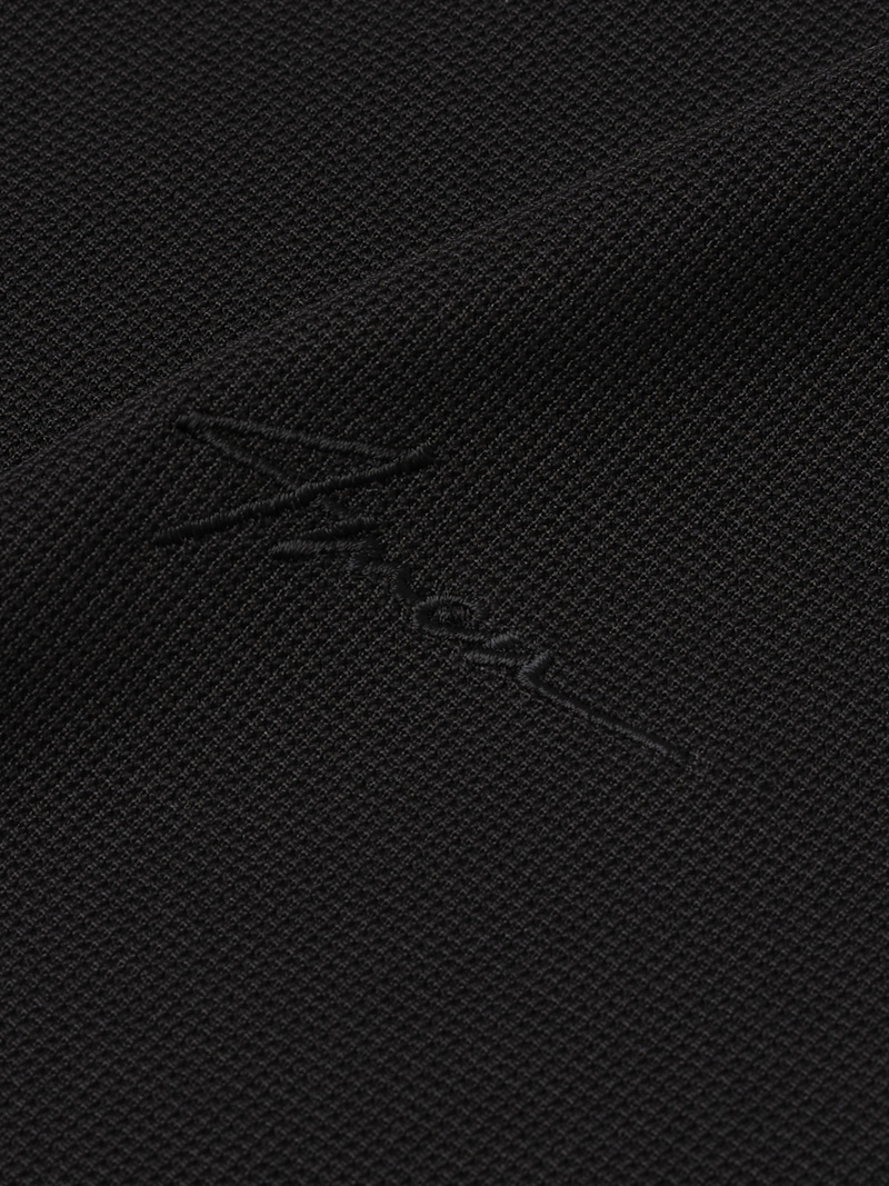 Áo Thun Rã Vai Thêu Chữ Ký 4MEN Ở Ngực Form Regular AT154 Màu Đen