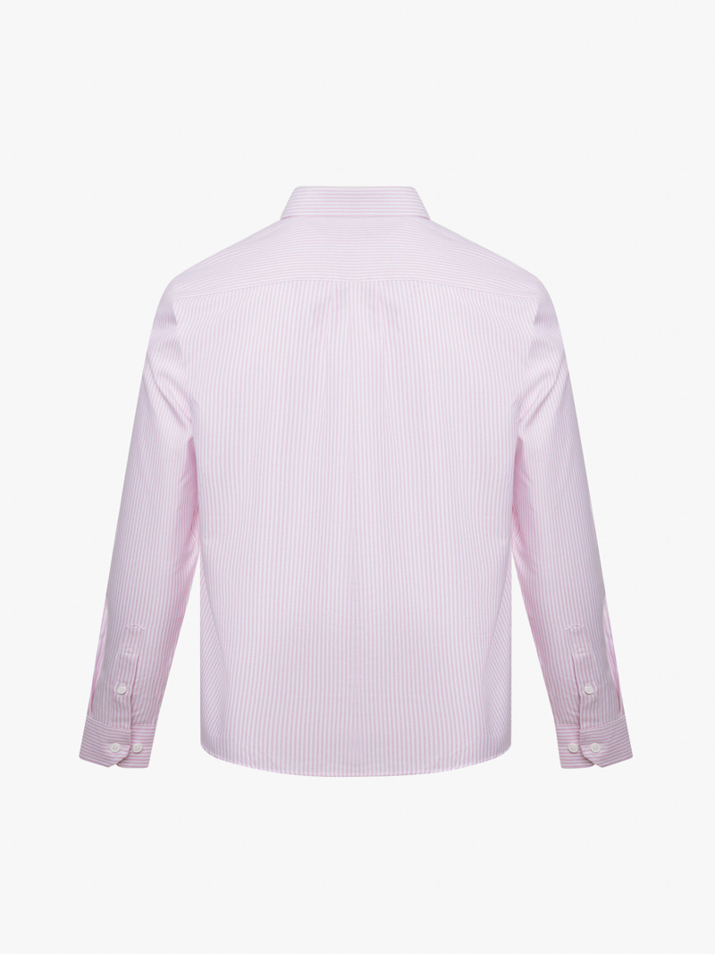 Áo Sơ Mi Vải Oxford Sọc Form Regular SM159 Sọc Hồng