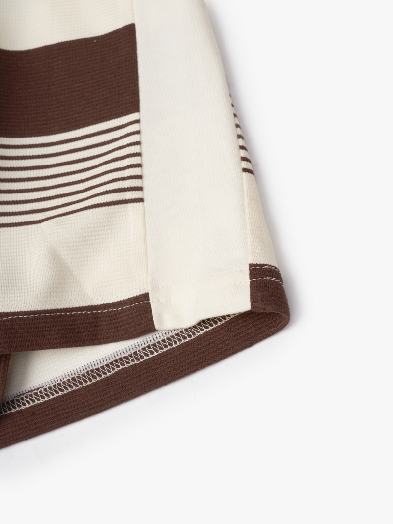 Áo Rugby Shirt Sọc Ngang In Logo Preppy Heritage Ở Ngực Form Regular PO150 Sọc Nâu