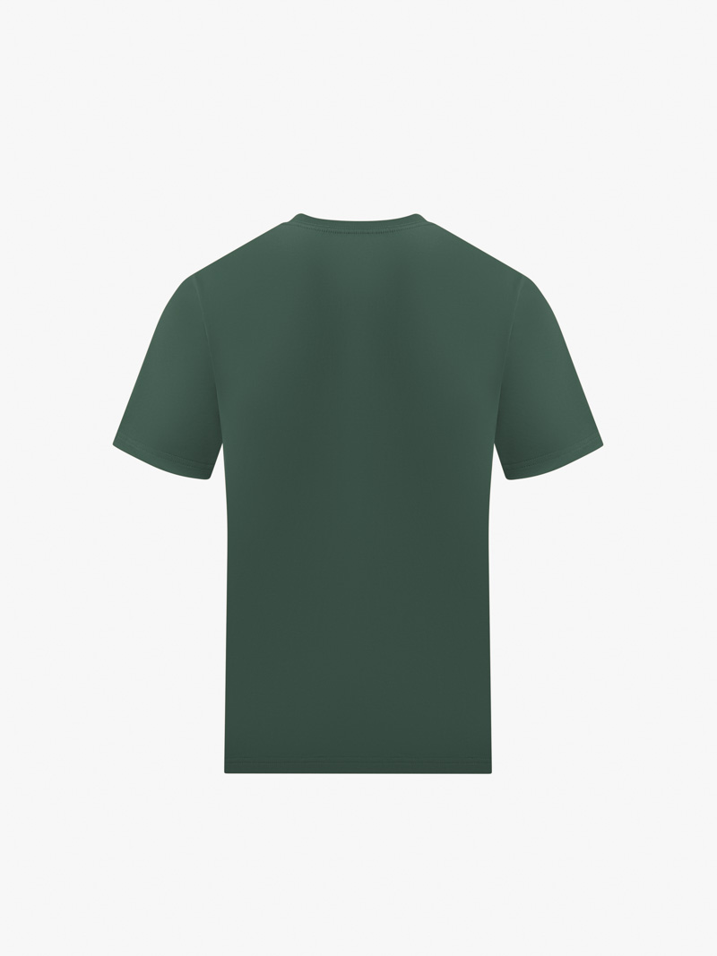 Áo Thun Cổ Tròn Trơn Form Slimfit AT132 Màu Xanh Lá