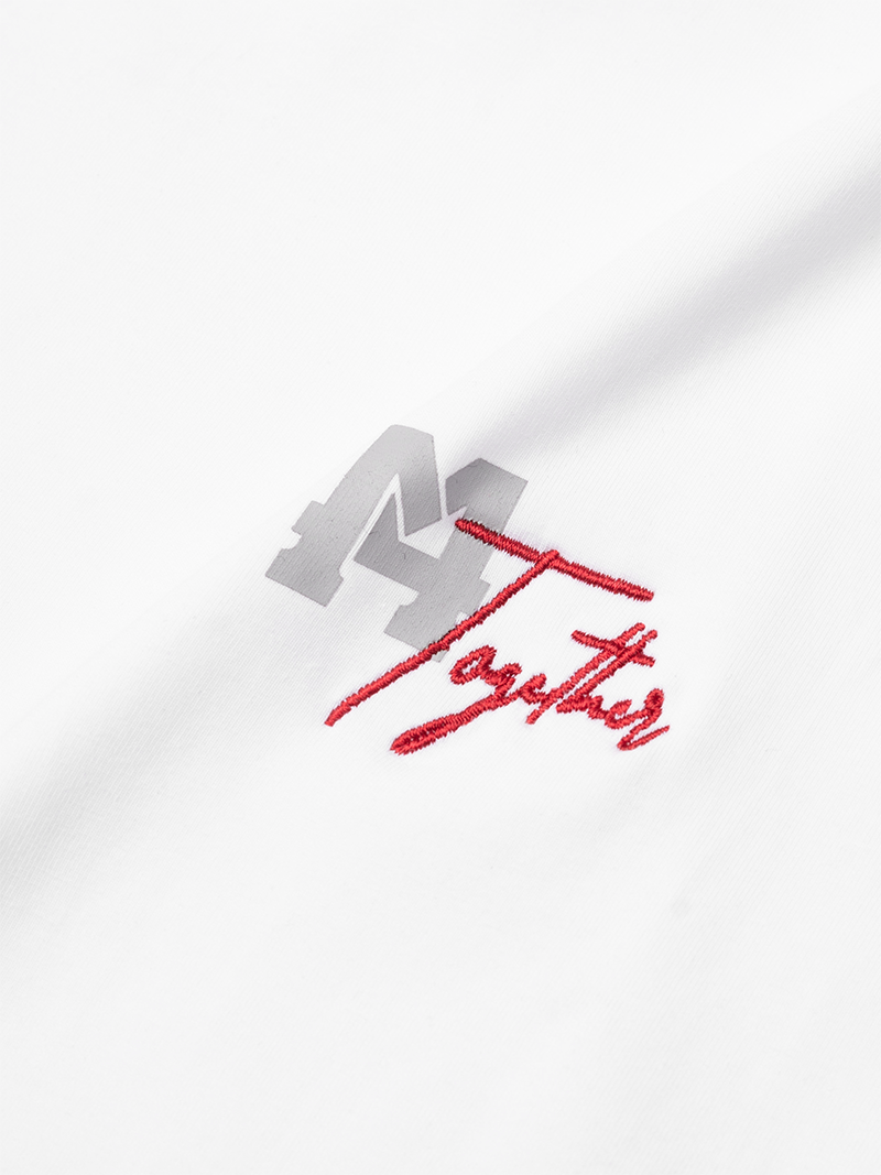 Áo Thun Cổ Tròn In Thêu Chữ M Together Form Regular AT165