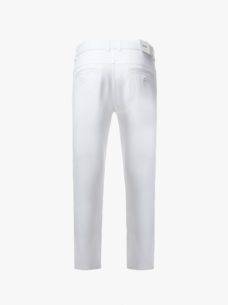 Quần Kaki Slimfit Trơn QK018 Màu Trắng