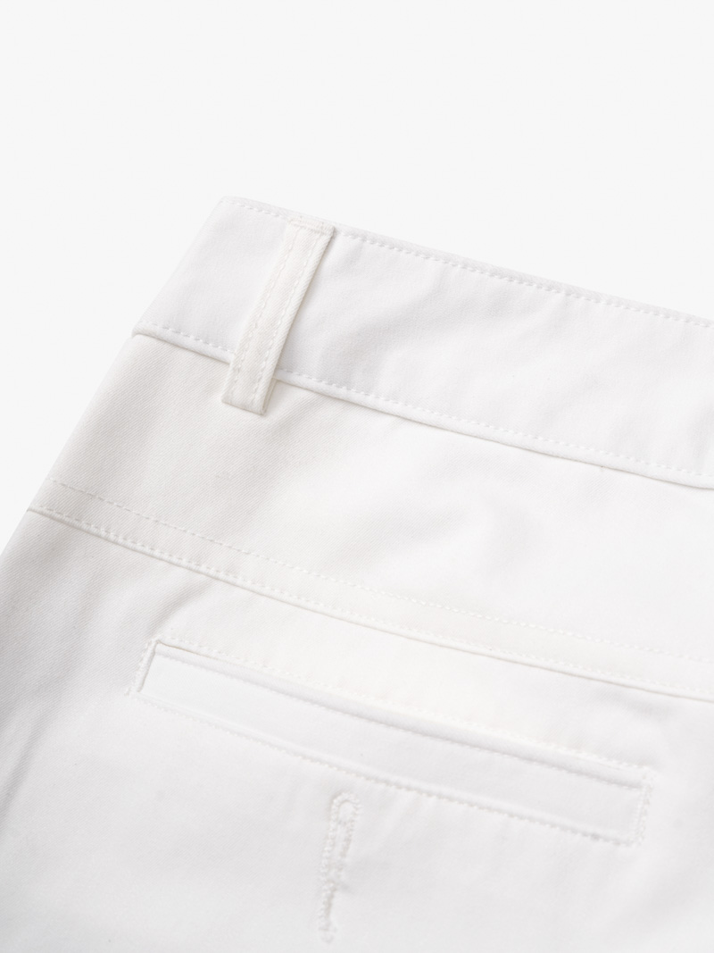 Quần Kaki Slimfit Trơn QK018 Màu Trắng